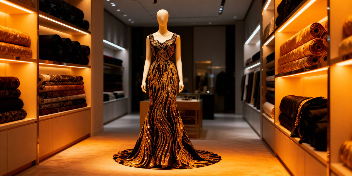 Top Sequin and Lace Fabric Trends in Riyadh Fashion