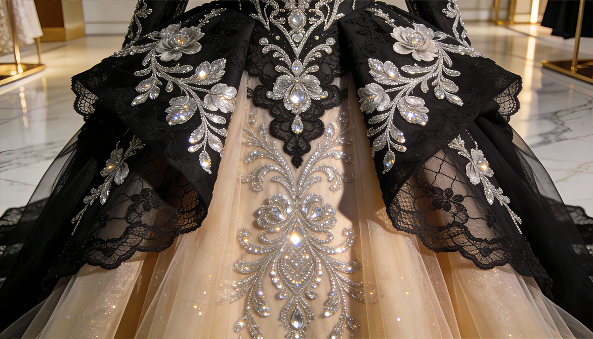 Best Turkish Lace & Beaded Fabrics for Doha Designers